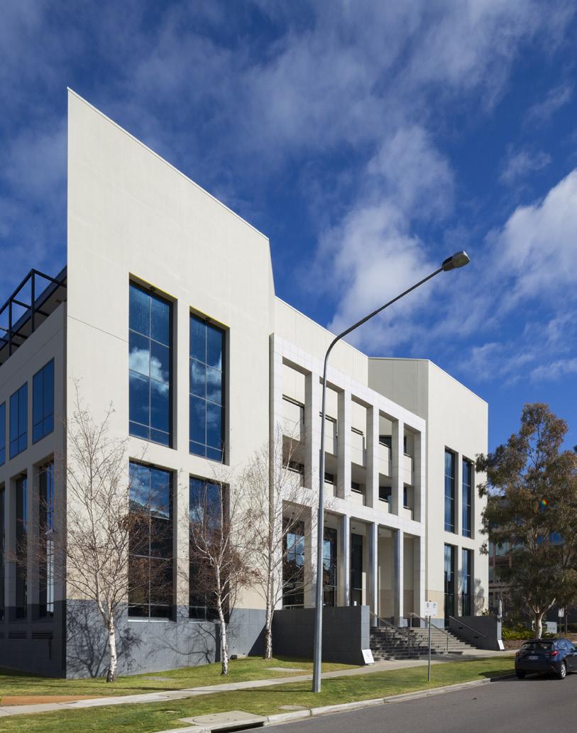 lighting, carpet and amenities. The building has 8,975 sqm of contiguous office space over four floors within the core of Canberra s parliamentary precinct.