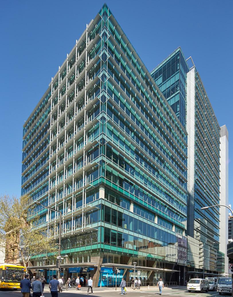 The modern, A commercial tower was constructed in 008 and offers technologically advanced features such as passive chilled beam air conditioning.