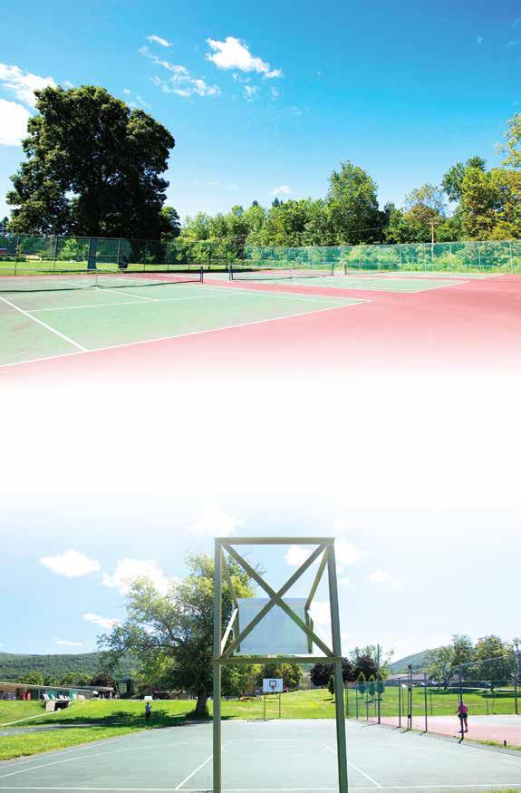 Outdoor Tennis & Basketball Courts Passionate about the great outdoors?