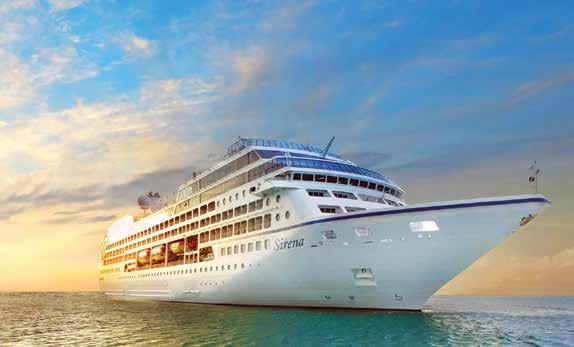 ARTISTS & ARISTOCRATS 7 NIGHTS ABOARD SIRENA OCTOBER 29 NOVEMBER 6, 2019 VOTED ONE OF THE WORLD'S BEST CRUISE LINES FOLLOW GO NEXT TRAVEL: ROME to BARCELONA FEATURING: FLORENCE/PISA/TUSCANY MONTE