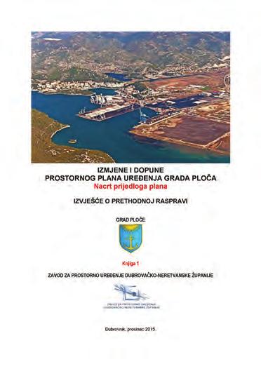 Izmjene i dopune Prostornog plana uređenja Grada Ploča Izrada redovitih IDPPUG Ploča.