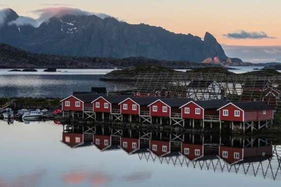 Fly from London Heathrow or Oslo to Harsted airport, the entry point to the Lofoten islands. Pick up your hire car and drive to Svolvaer mid-way down the islands (circa 2.