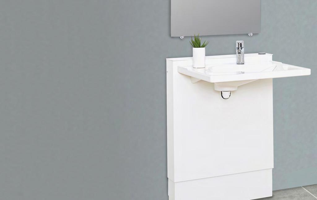 A quality washbasin for private homes and institutions ROPOX STANDARDLINE WHEN YOU WANT A HEIGHT- ADJUSTABLE WASHBASIN THAT WILL LAST FOR YEARS The StandardLine is an excellent choice if you are