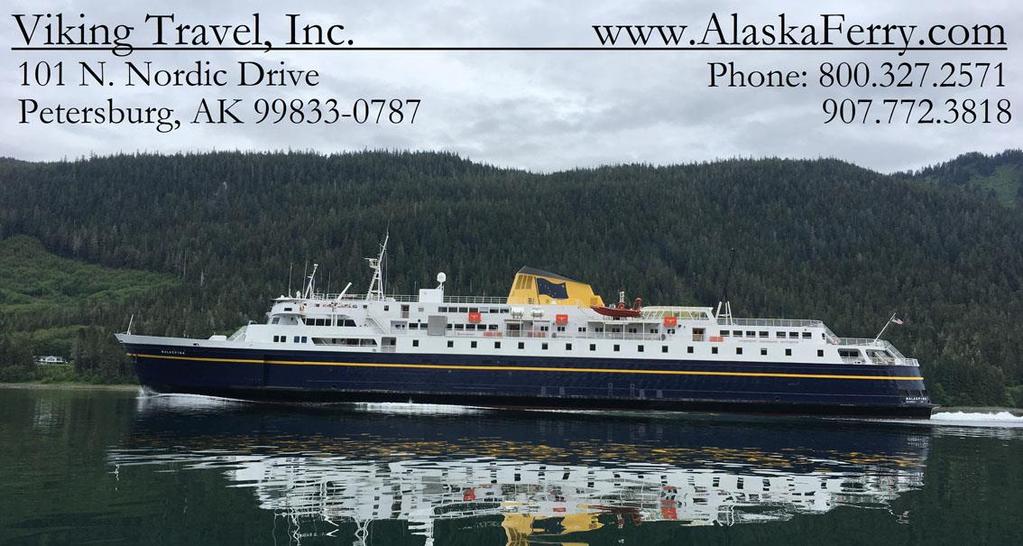 Alaska Ferry Vacations 15 Day Gems of Alaska Reference : 4511 TRAVEL ARRANGEMENTS Travel Arrangements starting at US$6,025.