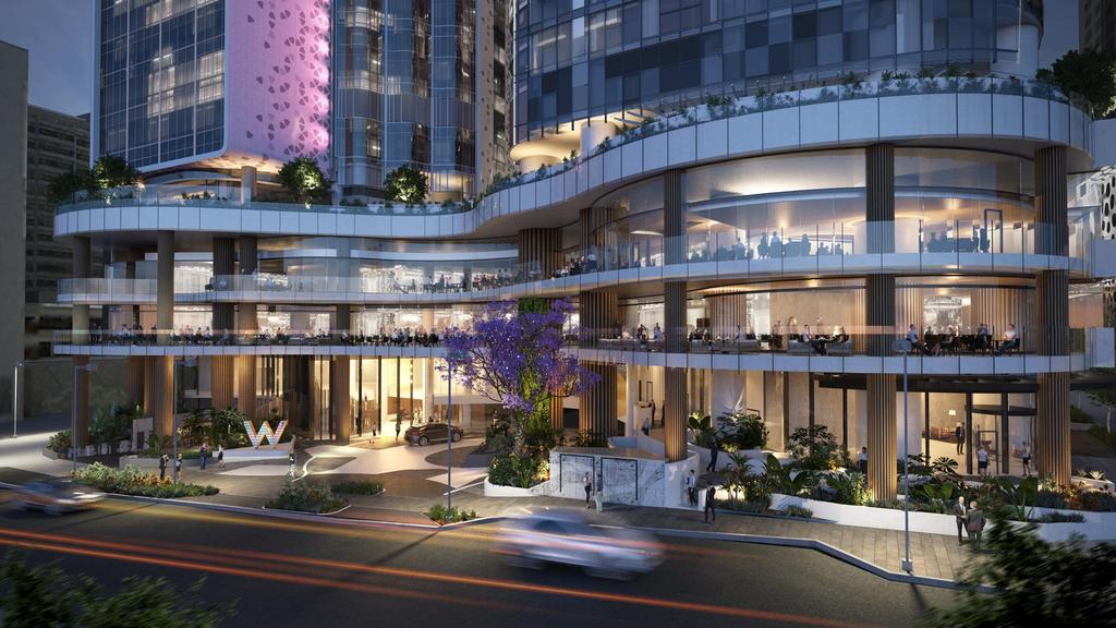 W BRISBANE 300 George Street, Brisbane Shayer Group Guest Rooms: 312 Opened: June 2018 Proudly overlooking the Brisbane River from the heart of the city, W Brisbane has opened to critical acclaim and