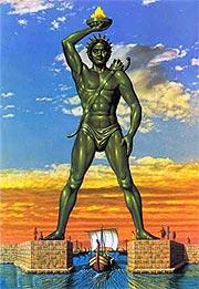 6. Colossus of Rhodes This statue stood over 2,000 years ago and is very similar to the modern day Statue of Liberty located in New York City.