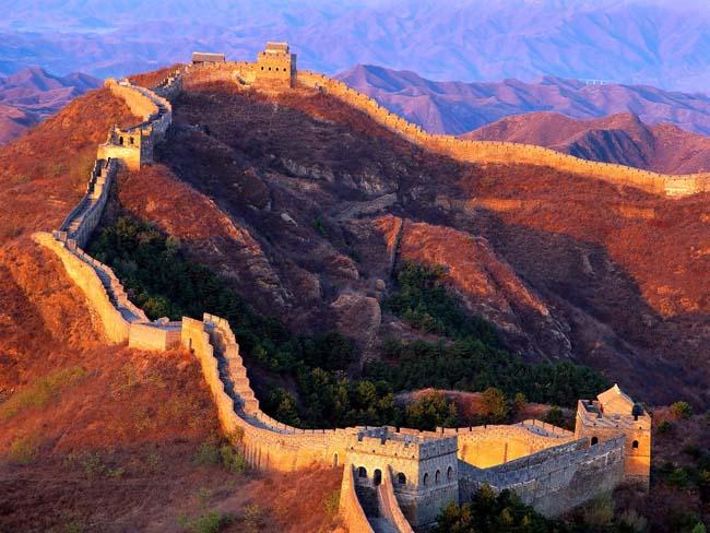 The Great Wall of China, as pictured above is a grand total of 13, 170.69 miles long!