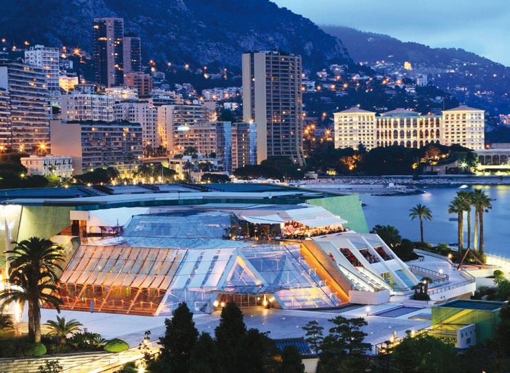 Geared for your event GRIMALDI FORUM MONACO Ideally located and built on the sea front and just a few minutes walk from the finest hotels in the Principality, the Grimaldi Forum Monaco is one of the
