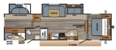 27,376 JAYCO JAY FEATHER X17Z Comes w/ CSA, Heated Bed Mats (2), Exterior