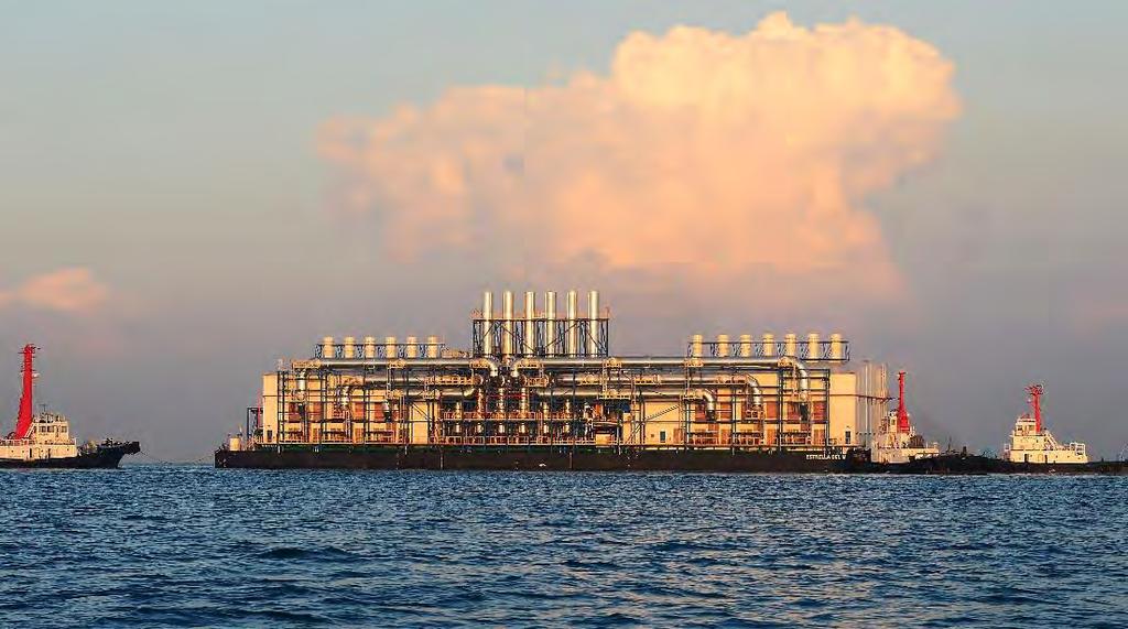 ENERGY SOLUTIONS Floating power plants Wärtsilä offers floating power plant solutions which integrate our expertise in marine technology with the benefits of flexible, decentralised power generation.
