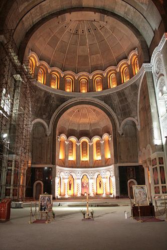 From its location, it dominates Belgrade's cityscape, and is perhaps the most monumental building in the city. The building of the church structure is being financed exclusively by donations.