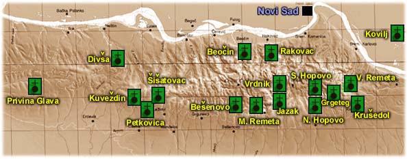 There are 16 monasteries on Fruška Gora: BEOČIN - The time of founding is unknown. It is first mentioned in Turkish records dated in 1566/1567.