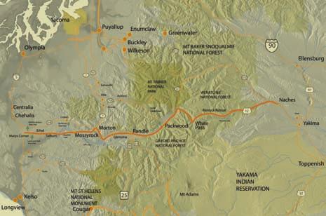 The regional setting for the White Pass