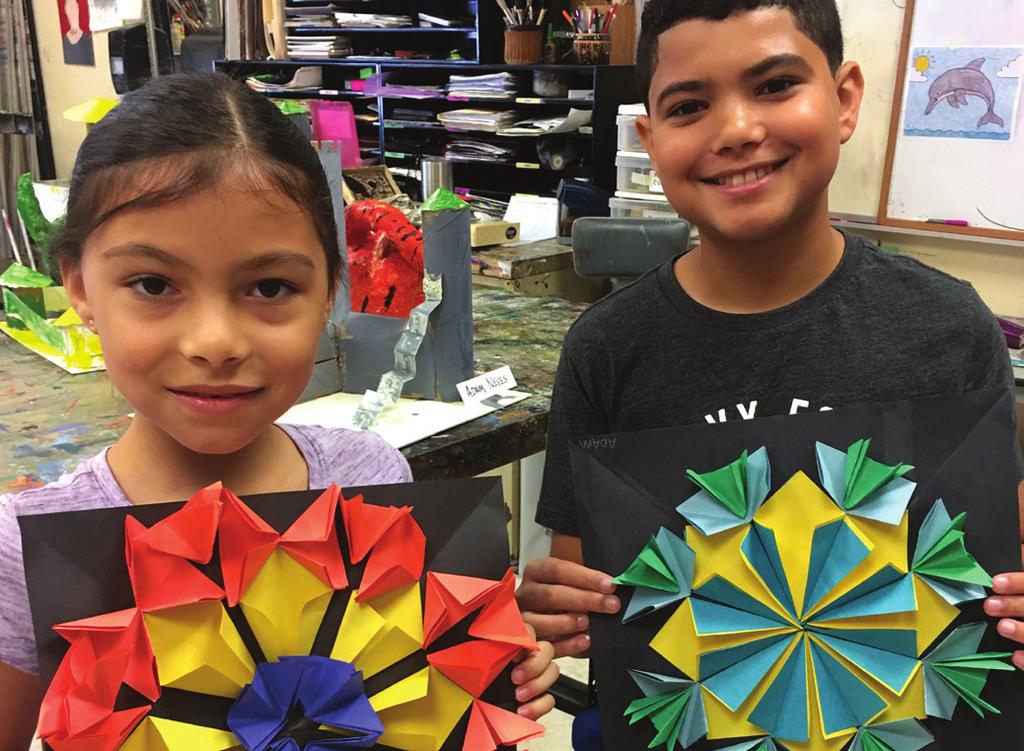 drawing, painting, paper). Projects incorporate educational enrichment with the arts.