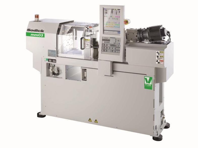 Fiscal Year Ending March 31, 2016 Topics: New Product Information Sales launch of the "mm03" V-LINE direct-pressure fully-automated injection molding machine for micro-sized objects To date, Sodick