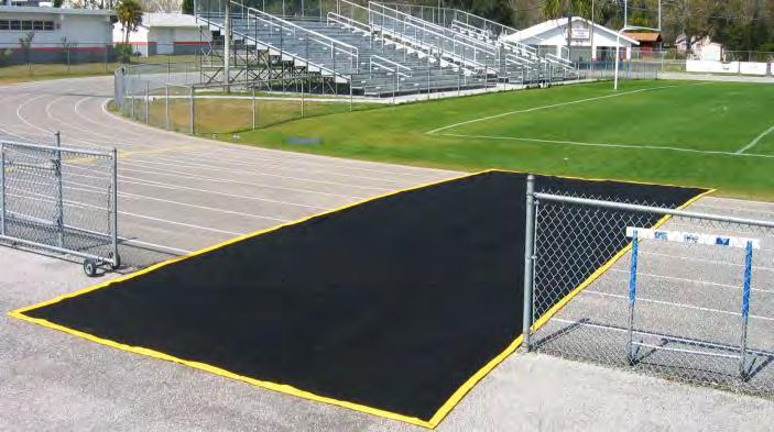 This keeps Protector down even in high winds without stakes. To reduce weight for easier installation, longer Sideline models have sections that join with hook-and-loop strips. Tarp body is Black.