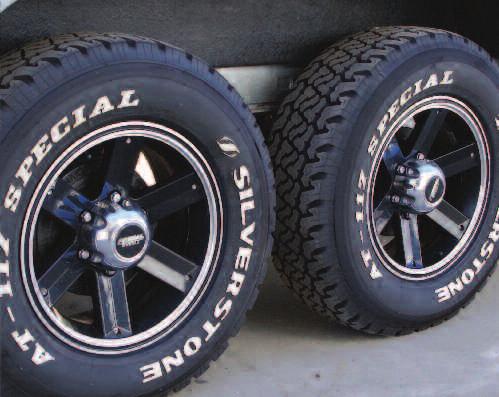 structural integrity Rugged alloy rims with all terrain tyres Tough One