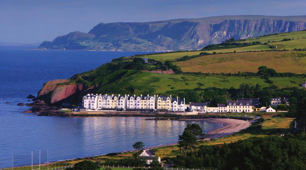 Cushendun, County Antrim The Antrim Coast Trip at a Glance Many visitors belt around the Antrim coast, cramming the big-name sights into a day. But this trip delights those who take their time.