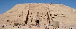 Abu Simbel - By Air Half Day Mt Sinai & St Catherine Overnight Departs : Daily Depart on your 45 minutes flight to the legendary site of Abu Simbel.