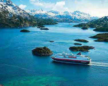 RAFTSUND TRYM IVAR BERGSMO Spend the day on deck or in the Panorama Lounge After a short stop in Harstad, we sail toward the