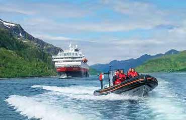 EDITH FLAKK We take you closer Sailing with Hurtigruten, you can participate in more than 90 excursions, offered by local experts, throughout the year.