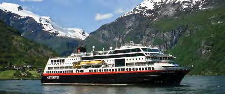 MS TROLLFJORD Expedition team Two restaurants, two cafés, and three bars Sauna and fitness room Sundeck and two outdoor hot tubs Two-story Panorama Lounge Outdoor Explorer deck Outdoor hot tub deck