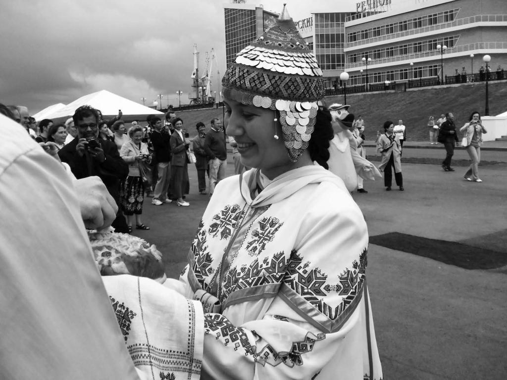 FIGURE 24.3. Chuvash traditional dress on display at Cheboksary.