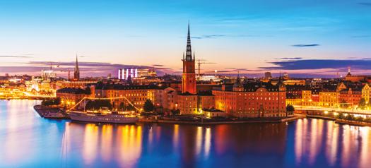 SWEDEN STOCKHOLM STOCKHOLM BALTIC SEA The city of Stockholm, where our base is located, stretches over 14 islands between Lake Mälaren and the Baltic Sea.