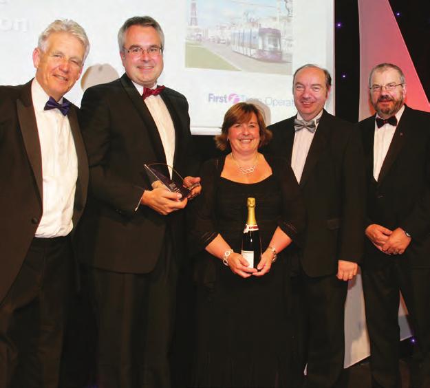 MANUFACTURER OF THE YEAR Taking the award for a third year, Bombardier Transportation was congratulated in this category for its ambition and innovation in 2012, a strong year for the manufacturer as