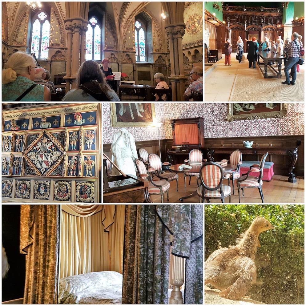 August 2018: NEWSTEAD ABBEY 24 of us had a very enjoyable trip to Newstead Abbey. We started our tour in the chapel where we were told the history of the abbey. The priory of St.