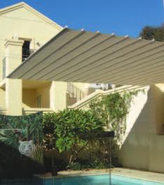 It provides the same reliable protection from ultraviolet radiation as the proven external awnings.