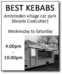 your village, your news... your village, your news... Kebab Van Costcutter car park -evening Friday Rainbows (age 5-7) http://www.oxfordshiregirlguiding.org.uk/ index.