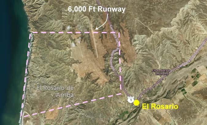 Section III: Site Review El Rosario runway:
