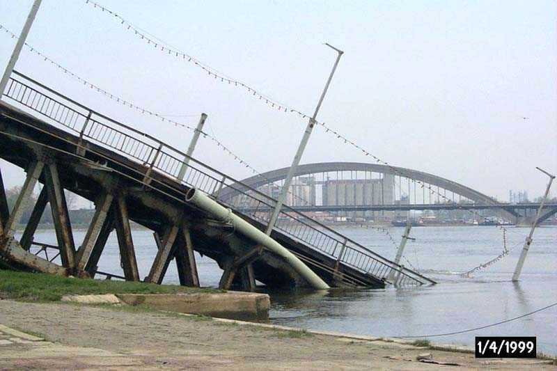 economy. The bridges suffered the most damage, and Novi Sad is certainly the city with the biggest number of bridges destroyed.