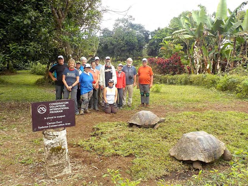 The eleven-member volunteer group included ConservationVIP Trip Leaders Mark Hardgrove and Gene Zimmerman. Andres de la Torre, an Ecuadorian guide, assisted throughout the trip.