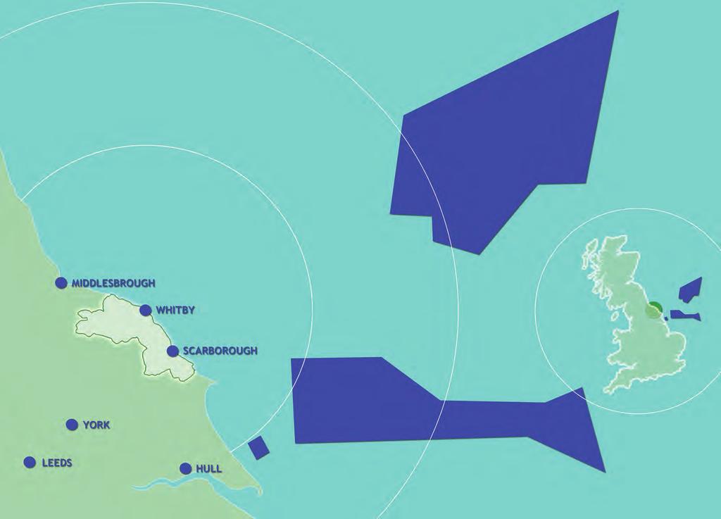 Offshore Wind The Borough of Scarborough is ideally located to service the Offshore Wind Sector with ports at Whitby and Scarborough providing 24hr access to the North Sea and readily