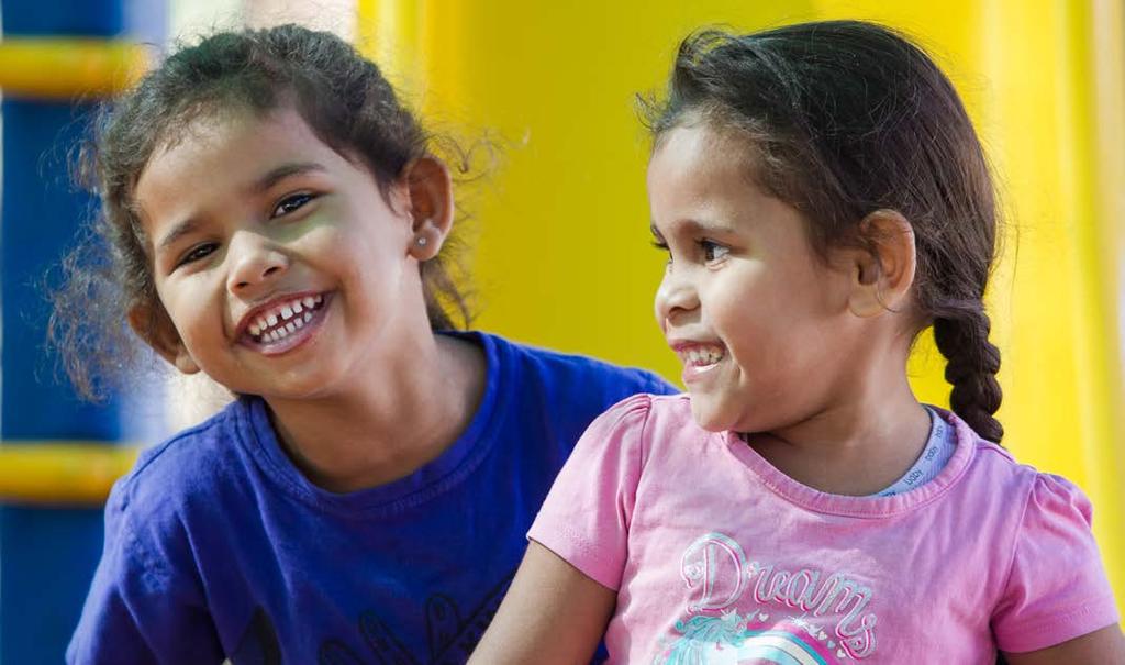 Photo source: Lime Photgraphy National target progress: 95 per cent of all Indigenous four-year-olds enrolled in early childhood education by 2025 on track Early childhood education builds a strong