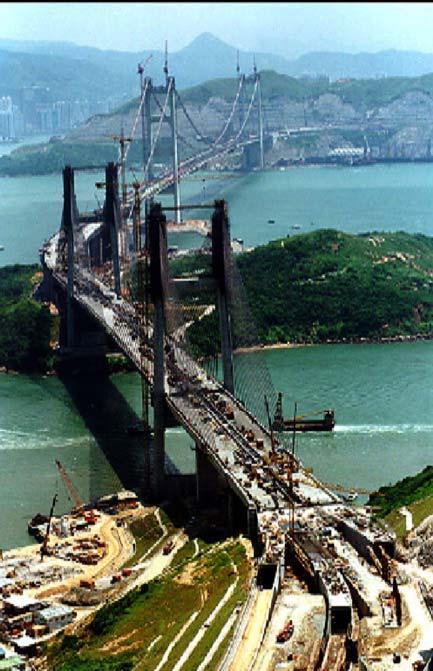 Lantau Link LANTAU LINK (Tsing Ma Bridge, the Kap Shui Mun Bridge and the Ma Wan Viaduct.