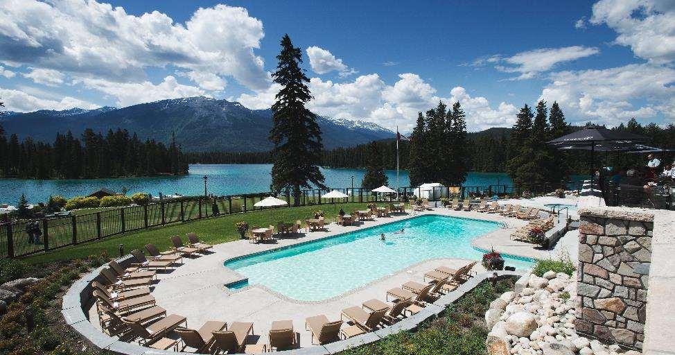 ACCOMMODATION Fairmont Jasper Park Lodge Jasper, AB A recipient of the AAA Four Diamond Award, this cabin-style resort hotel is located 15 minutes from the town site of Jasper, on the shores of Lac
