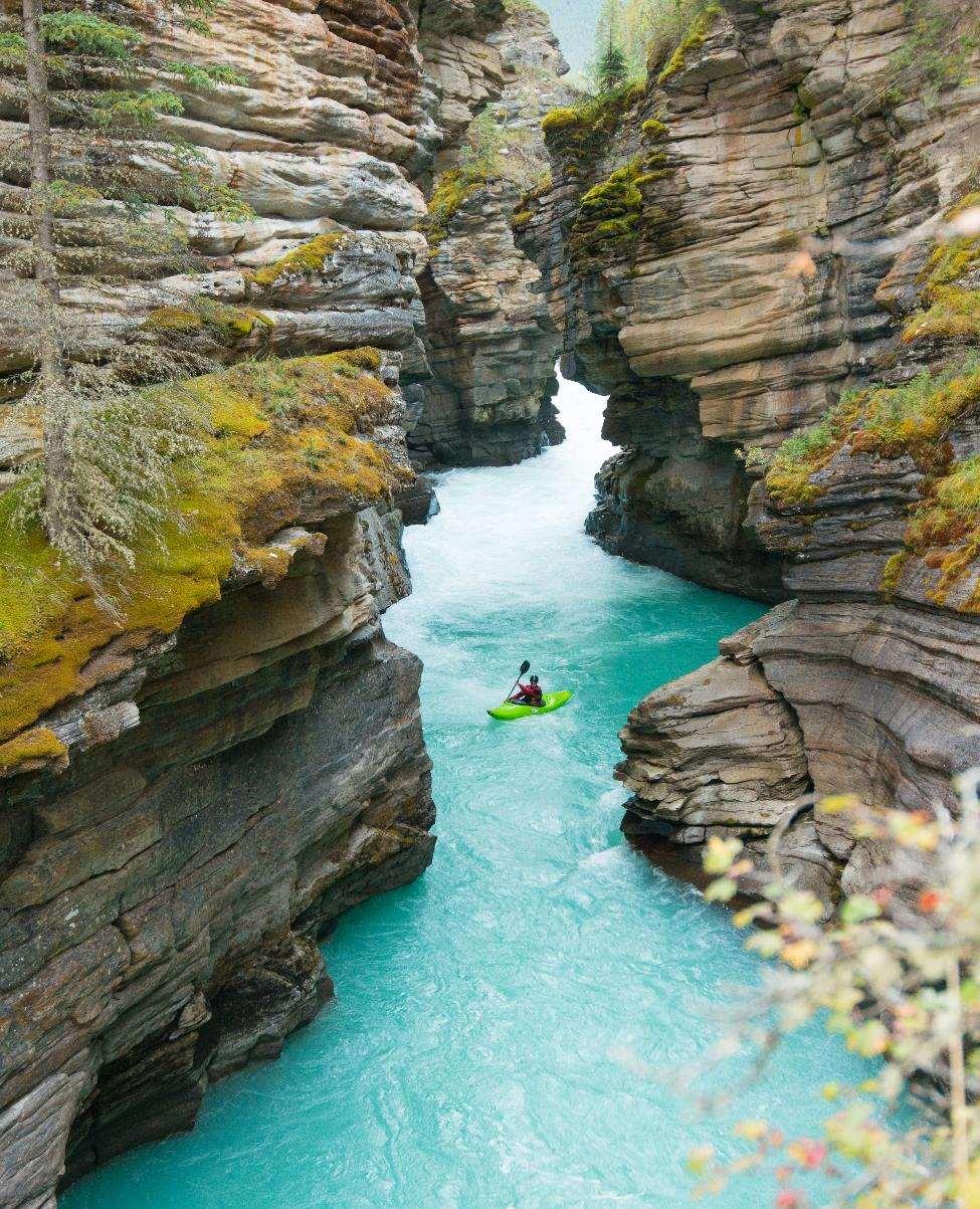 DAY SEVEN Explore Jasper National Park Today enjoy a mild white-water rafting trip down the Athabasca River, a designated Heritage River for its scenic beauty and history of fur trade exploration.