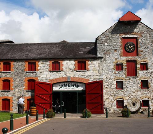 Like the visitors centre in Dublin at the Old Jameson Distillery, the tour explains the history of Jameson Whiskey.
