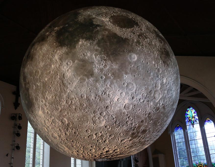 20-30 May Science Festival The Sky s The Limit Wonder at the spectacle of the art installation The Museum of the Moon, a 7m diameter moon hovering above the nave.