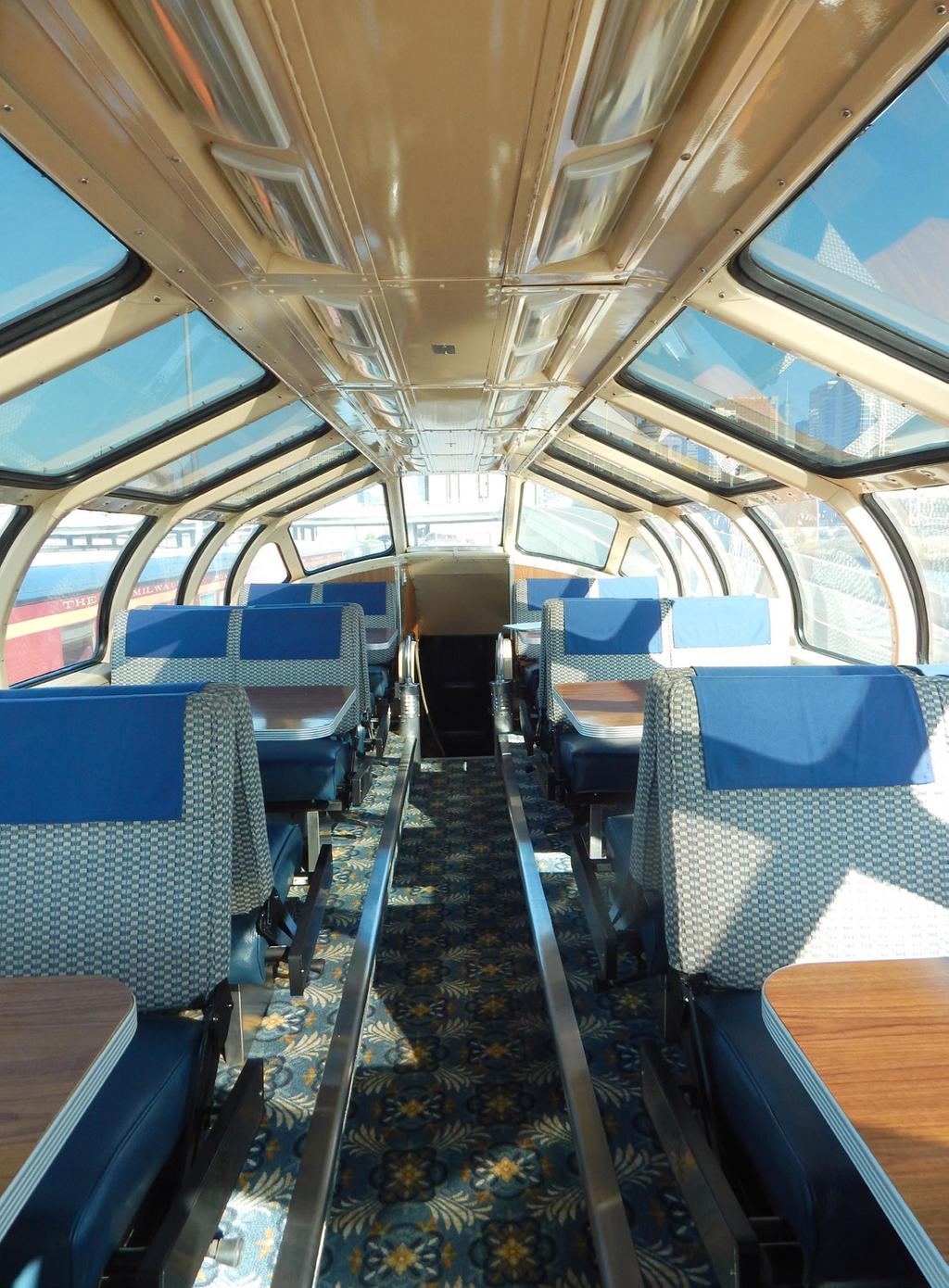 Our private cars include a dome car, the Moonlight Dome with 4 deluxe bedrooms, and the Birch Grove with