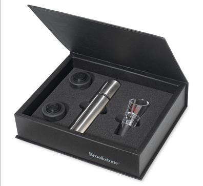 Brookstone Wine Enthusiast Kit Features: The perfect gift for every wine lover!
