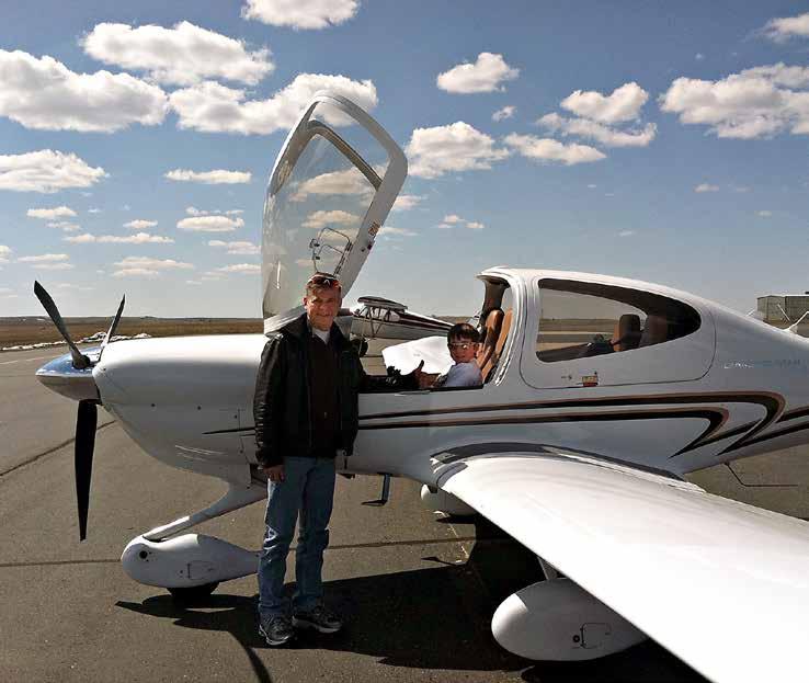 In 1996, he came to Bismarck and began working for Sanford Health. Around 2008, Dr. Reynolds decided to make another dream of his come true: flying.
