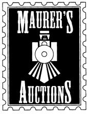 MODERN ERA TOY TRAIN AUCTION 10:00 A.M. SATURDAY, DECEMBER 3, 2016 EXHIBITION TIMES: 6 p.m. to 8 p.m. Friday and from 8 a.m. to 10 a.m. Saturday The exhibition will close at 10 a.m. when the sale commences.