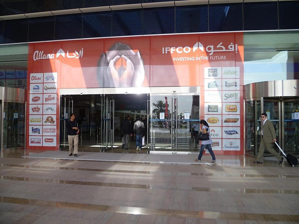 Glass Entrance GE 1 RATE USD$11,500 Covering the Front Side of the Glass, your branding will be the first to be seen by all the visitors entering the Exhibition center.
