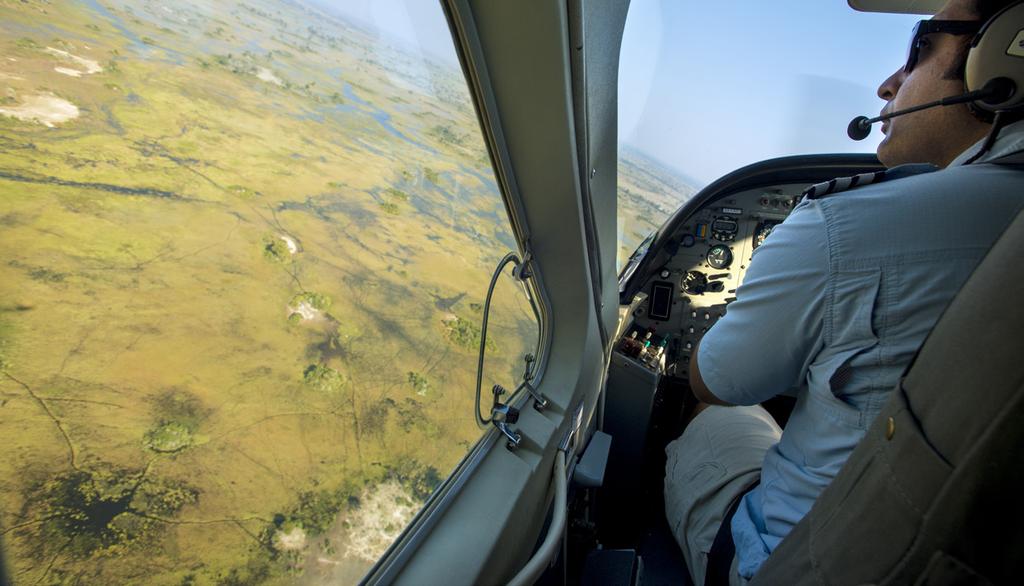 DAY 1-2 Okavango Delta Your adventure begins in Maun, where you will meet your guide and embark on a flight to the