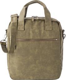 44 7468-i PU laptop shoulder bag (13'), with a large, padded main compartment with a smaller pocket