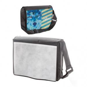 Shoulder bag with wide strap, non-woven 70g/m².